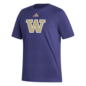 Washington Huskies adidas Logo T-Shirt XLarge Purple