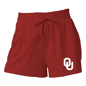 Oklahoma Sooners Wes and Willy Girls' Oklahoma Splash Kids' Shorts Medium Red