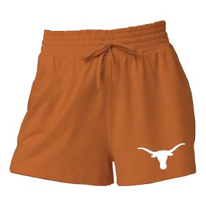 Texas Longhorns Wes and Willy Girls' Texas Splash Kids' Shorts Large Texas Orange