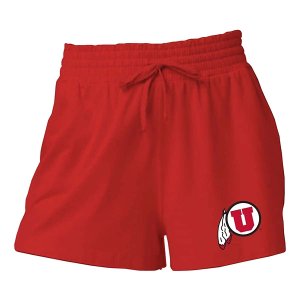 Utah Utes Wes and Willy Girls' Splash Kids' Shorts Medium Cherry
