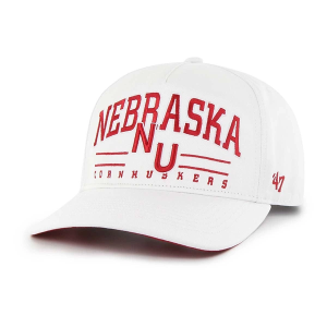 Nebraska Cornhuskers 47 Brand Nebraska Roscoe Hitch Hat Kids' Snapback Hat One Size White