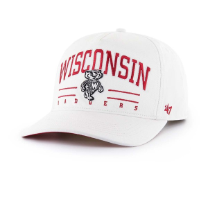 Wisconsin Badgers 47 Brand Wisconsin Roscoe Hitch Hat Kids' Snapback Hat One Size White