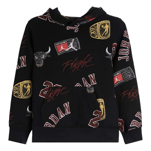 Boys' Jordan AOP Hoodie Small Black