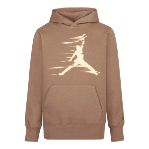 Kids' Jordan Flight Hoodie Small Archaeo Brown