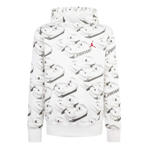 Kids' Jordan Fade Away Hoodie Small White