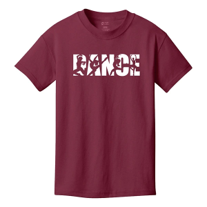 Girls' Range Ballet Dance T-Shirt XLarge Cardinal