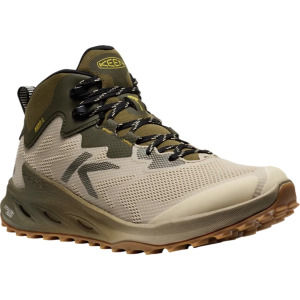 Men's KEEN Zionic NXT Mid Hiking Boots Outdoor 8.5 Brindle/Lemon Curry
