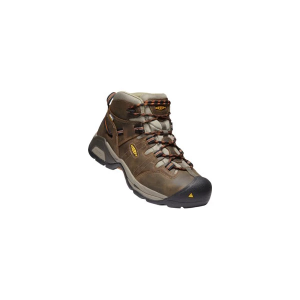 Men's KEEN Detroit XT WP Work Boots Outdoor 13 Black Olive/Leather Brown