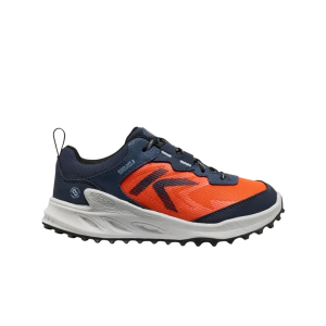 Kids' KEEN Zionic Hiking Shoes Big 3 Regular Navy/Orange