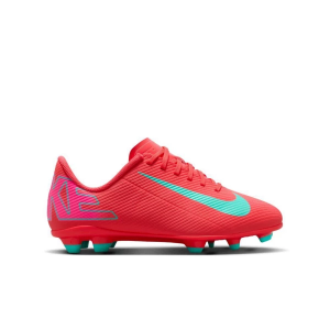 Kids' Nike Jr. Mercurial Vapor 16 Club Molded Soccer Cleats Big 3 Ember Glow/Aurora Green