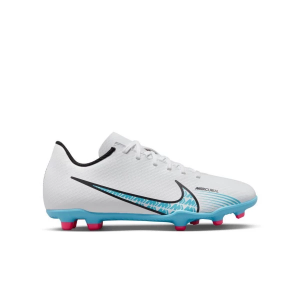 Kids' Nike Jr. Mercurial Vapor 15 Club Molded Soccer Cleats Big 5 White/Baltic Blue/Pink Blast
