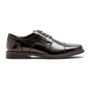 Rockport Men's Rockport Taylor Cap Toe Dress Shoes Wide 12 Black Leather - $134.95 at SCHEELS