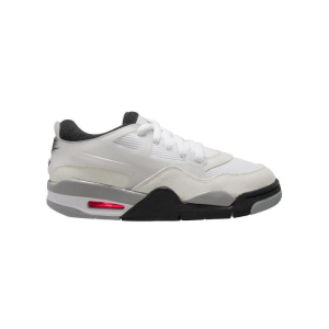 Air Jordan Kids' Air Jordan 4 RM Sneakers Big 6 Regular White/Black/Infrared 23/Lt Smoke Grey - $69.99 at SCHEELS