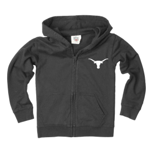 Wes And Willy Texas Longhorns Wes and Willy Kids Girls' Full Zip Small Black - $41.99 at SCHEELS