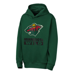 Genuine Stuff Genuine Stuff Kids' Minnesota Wild Back To The Basics Hoodie - $41.99 at SCHEELS