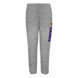 Genuine Stuff Minnesota Vikings Genuine Stuff Hard Run Kids' Sweatpants XLarge Grey - $35.99 at SCHEELS