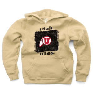 Wes And Willy Utah Utes Wes and Willy Kids Hoodie 4 Stone - $33.99 at SCHEELS