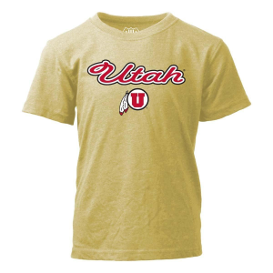 Wes And Willy Utah Utes Wes and Willy Loops Kids' T-Shirt Small Stone - $18.99 at SCHEELS