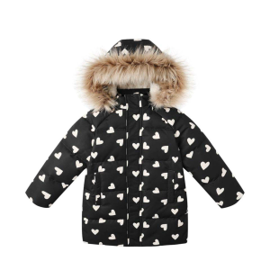Rylee + Cru Rylee + Cru Long Heart Puffer Jacket Toddler 2/3T Black - $93.60 at SCHEELS