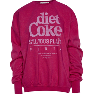 The Laundry Room Women's The Laundry Room Diet Coke Paris Crewneck Sweatshirt XSmall Pink - $67.99 at SCHEELS
