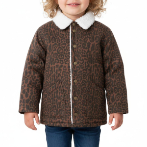 Rylee + Cru Girls' Rylee + Cru Long Chore Jacket Toddler 2/3T Leopard - $52.80 at SCHEELS