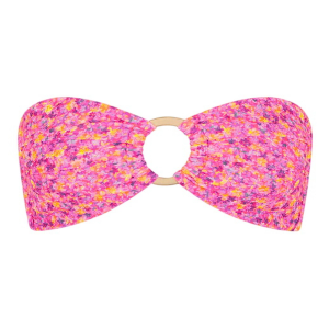 Kulani Kinis Women's Kulani Kinis Strapless Bandeau Swim Bikini Top Juniors Medium Gelato Bloom - $47.99 at SCHEELS