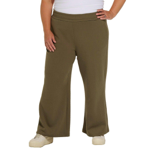 Women's LIV Outdoor Kaya Quilted Wide Leg Pants 3X Burnt Olive