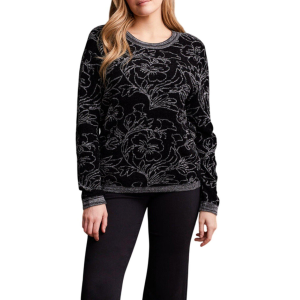 Tribal Women's Tribal Pullover Sweater Jacquard Small Black - $29.99 at SCHEELS