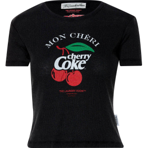 The Laundry Room Women's The Laundry Room Cherry Coke Crop Top Large Black Snow - $29.99 at SCHEELS
