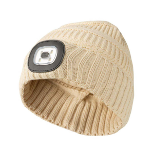 Night Scope Girls' Night Scope Dakota Rechargeable LED Beanie One Size Cream - $9.99 at SCHEELS