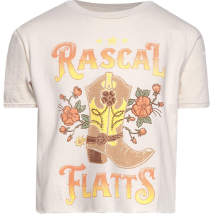 Goodie Two Sleeves Kids' Goodie Two Sleeves Rascal Flatts Boot T-Shirt Medium White - $12.99 at SCHEELS