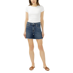 Women's Silver Jeans Co. Highly Desirable Studded Jean Shorts 25 Pimlico