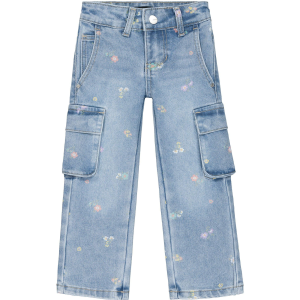 Joe's Jeans Toddler Girls' Joe's Jeans Lara Floral Printed Straight Straight Jeans Bleach Wash 130 3T - $24.99 at SCHEELS