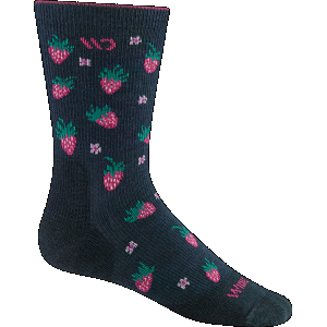 Wide Open Women's Wide Open Strawberry Fields Crew Socks Large Eclipse - $18.99 at SCHEELS