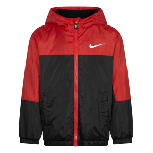 Nike Boys' Nike Fleece-Lined Woven Rain Jacket 5 University Red - $32.99 at SCHEELS
