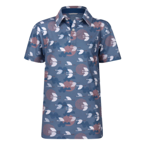 Swannies Golf Boys' Swannies Golf Windward Polo Medium Blue Shadow - $29.99 at SCHEELS