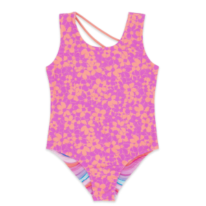 Feather 4 Arrow Girls' Feather 4 Arrow Summer Sun Reversible One Piece Swimsuit 10 Magenta - $28.99 at SCHEELS
