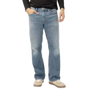 Men's Silver Jeans Co. Zac Knit Flex Stretch Relaxed Fit Straight Jeans Bond 34 30