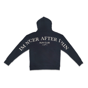 Sprints Sprints Run Club Oversized Hoodie Medium I'm Nice After I Run - Navy - $58.99 at SCHEELS