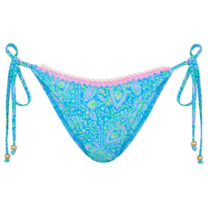 Kulani Kinis Women's Kulani Kinis Crochet Dipped Cheeky Tie Swim Bottoms Juniors Medium Stargaze - $49.99 at SCHEELS