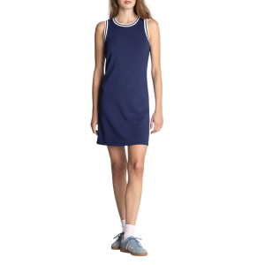 Women's RECREATION Walter Shift Dress Large Navy Ivory