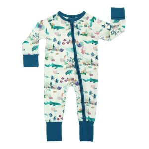 Emerson And Friends Girls' Emerson and Friends Bamboo Convertible Pajamas Baby 3/6 mo. Coral Reef - $28.99 at SCHEELS