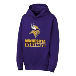 Genuine Stuff Kids' Minnesota Vikings Genuine Stuff Back To The Basics Hoodie 5/6 Purple - $24.99 at SCHEELS