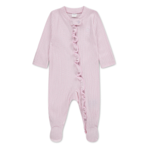 Abercrombie Baby Girls' abercrombie baby Pointelle Footie Pajamas Baby 3 mo. Cradle Pink - $14.99 at SCHEELS