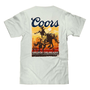 Trau And Loevner Men's Trau and Loevner Coors Golden Colorado T-Shirt Small Vintage White - $22.99 at SCHEELS