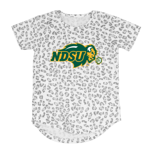 Wes And Willy North Dakota State Bison Wes and Willy Girls' Leo Kids' T-Shirt Medium White - $12.99 at SCHEELS