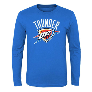 Genuine Stuff Kids' Oklahoma City Thunder Primary Logo Genuine Stuff T-Shirt Medium Blue - $19.99 at SCHEELS