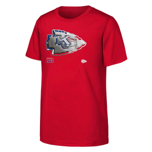 Genuine Stuff Kids' Kansas City Chiefs Genuine Stuff Patriotic Logo T-Shirt Medium Red - $12.99 at SCHEELS