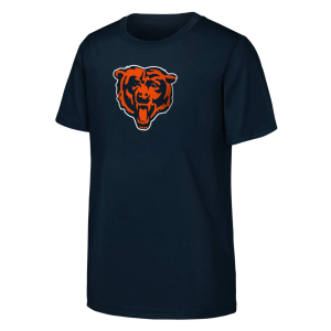 Genuine Stuff Kids' Chicago Bears Genuine Stuff Primary Logo T-Shirt Large Navy - $17.99 at SCHEELS