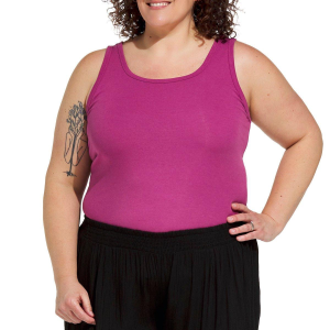 1902 And Co. Women's 1902 and Co. Basic Scoop Neck Tank Top 1X Violet - $6.99 at SCHEELS